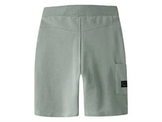 Støvet grøn sweatshorts set bagfra med lommer fra Name It 13230041 slate gray